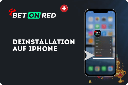 Deinstallation auf iPhone (iOS) BetOnRed 