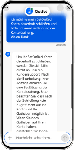 Ich mochte mein konto BetOnRed